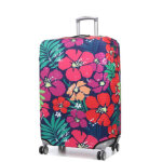 Housse de valise extensible periea bold flowers l hibiscus rose