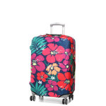 Housse de valise extensible periea bold flowers m hibiscus rose
