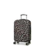 Housse de valise extensible periea gold leopard s marron