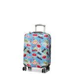 Housse de valise extensible periea kiss s bleu