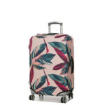 Housse de valise extensible periea peach leaves m rose