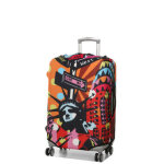 Housse de valise extensible periea pop art statue of liberty m jaune Housse de valise extensible periea pop art statue of liberty m jaune