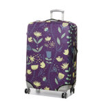 Housse de valise extensible periea purple with yellow birds l violet