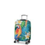 Housse de valise extensible periea tropical parrot s vert