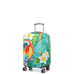 Housse de valise extensible periea tropical parrot s vert