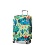 Housse de valise periea yellow and blue woodland m vert