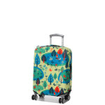 Housse de valise periea yellow and blue woodland s vert
