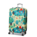 Housse de valise periea yellow and blue woodland l vert