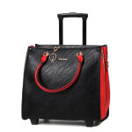 Pilot case souple olivia lauren esme 17 pouces noir rouge