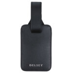 Porte - adresse en cuir delsey noir
