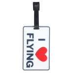 Porte - adresse gladiator i love flying blanc