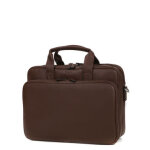Porte - documents hexagona confort 38 cm - 2 compartiments chocolat marron