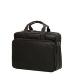 Porte - documents hexagona confort 38 cm - 2 compartiments marron fonc