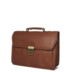 Porte - documents katana premium 38. 5 cm - 2 soufflets gold marron