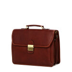 Porte - documents katana premium 38. 5 cm - 2 soufflets marron