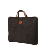 Porte ordinateur bric's life 15 pouces olive marron