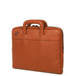 Porte ordinateur g�rard h�non amsterdam 13 pouces camel marron