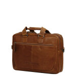 Porte ordinateur the chesterfield brand seth 16 pouces cognac marron