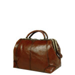 Sac diligence en cuir katana tendance 45 cm marron