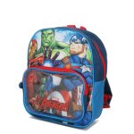 Sac  dos avengers power mini maternelle bleu