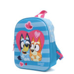 Sac  dos bluey & bingo 3d maternelle bleu