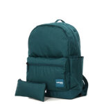 Sac  dos case logic campus alto + trousse deep teal vert
