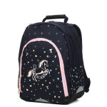 Sac � dos cheval wild flowers ce2 / cm1 / cm2 bleu