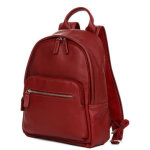 Sac  dos cuir katana business 34 cm rouge