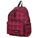 Sac � dos eastpak padded pak'r ek620 authentic checker burgundy rouge