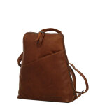 Sac � dos femme en cuir vintage the chesterfield brand claire cognac marron
