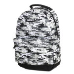 Sac à dos fortnite snow camo cm2 / collège noir blanc Sac à dos fortnite snow camo cm2 / collège noir blanc