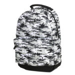 Sac � dos fortnite snow camo cm2 / coll�ge noir blanc