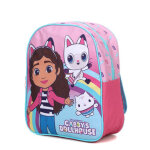 Sac  dos gabby's dollhouse cats maternelle rose