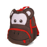 Sac � dos madisson kids monkey maternelle marron