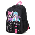 Sac  dos manga kawaii ce2 / cm1 / cm2 / collge noir
