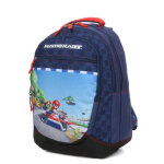Sac à dos super mario kart l cm1 / cm2 bleu Sac à dos super mario kart l cm1 / cm2 bleu
