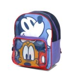 Sac  dos mickey & pluto maternelle bleu