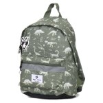 Sac � dos mini pol fox jurassic maternelle kaki vert