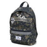 Sac  dos maternelle fille mini pol fox wonderland dore bleu vert