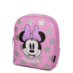 Sac  dos minnie glitter maternelle rose