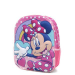 Sac  dos minnie mouse rainbow 3d maternelle rose