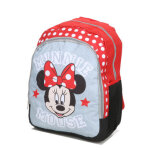 Sac  dos minnie training ce2 / cm1 / cm2 gris rouge