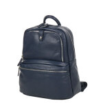 Sac � dos ordinateur en cuir pour femme g�rard h�non twist 10 pouces marine bleu