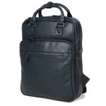 Sac � dos ordinateur cuir g�rard h�non amsterdam 13 pouces marine bleu