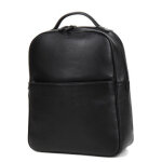 Sac  dos ordinateur cuir hexagona encore 13 pouces noir