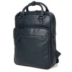 Sac  dos ordinateur cuir grard hnon amsterdam 13 pouces marine bleu