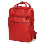 Sac  dos ordinateur cuir grard hnon amsterdam 13 pouces rouge