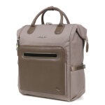 Sac � dos ordinateur hedgren fika moka l 15. 4 pouces vintage taupe beige