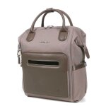Sac � dos ordinateur hedgren fika moka m 14 pouces vintage taupe beige