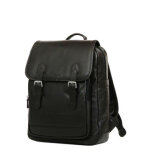 Sac à dos ordinateur en cuir avec rabat hexagona confort flap 13 pouces marron foncé Sac à dos ordinateur en cuir avec rabat hexagona confort flap 13 pouces marron foncé